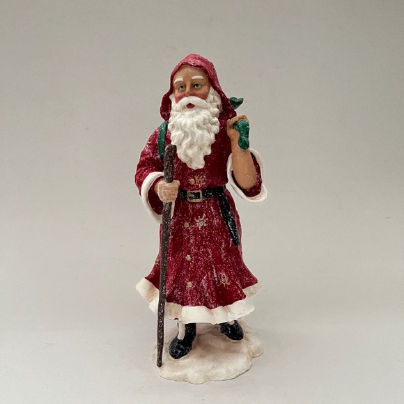 DEPARTMENT 56 SANTA FIGURES SET OF 3 - Picture 12 of 15